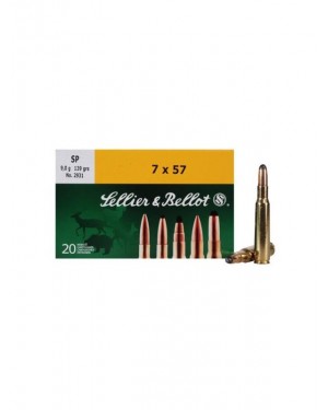 Боеприпас за дълго нарезно оръжие Sellier Bellot cal. 7X57R SP