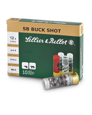 Боеприпас за гладкоцевно оръжие Sellier Bellot 12/70 Buck Shot