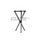 Трикрако столче Walkstool Basic 60 с найлонов седалка
